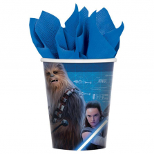 Star Wars Episode VIII Party Paper Cups for 24 Guest