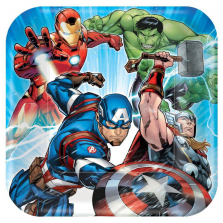 Marvel Avengers Epic Party Dinner Plate for 16 Guest