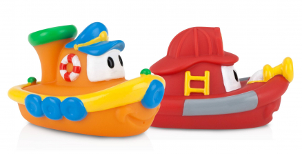 Nuby Tub Tugs - Fire and Tugs