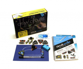 Circuit Scribe Draw Circuits Instantly Maker Kit - 17 Piece