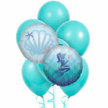 Mermaids Under the Sea Party Balloon Kit - 8 piece