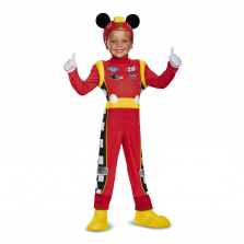 Boys Mickey Roadster Deluxe Halloween Costume - Child Size 4/6