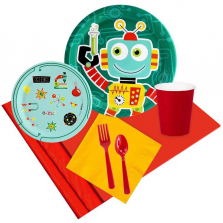 Robot Science Party Pack for 16 Guest
