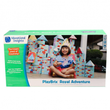 Educational Insights PlayBrix Royal Adventure 2-in-1 Blocks Set