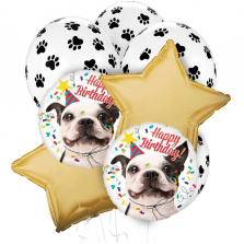 Birthday Dog Party Balloon Bouquet