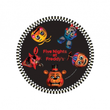 Five Nights at Freddy's Dessert Party Plates for 48 Guest