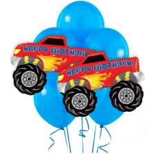 Monster Truck Jumbo Party Balloon Bouquet