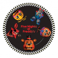 Five Nights at Freddy's Dinner Party Plates for 48 Guest