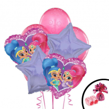Shimmer and Shine Party Balloon Bouquet