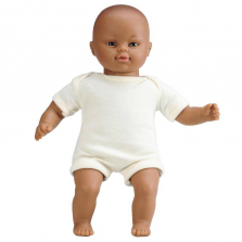 Educational Insights Baby Doux 12-inch Baby Doll - Brown Eyes