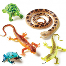 Learning Resources Jumbo Reptiles and Amphibians Figures Set