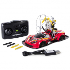 Air Hogs 2 in 1 Drone Power Racers Sports Car for Driving and Flying - Red