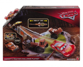 Disney Pixar Cars Smokey's Tractor Challenge Playset