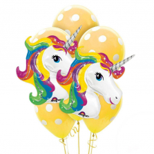 Unicorn Jumbo Party Balloon Bouquet