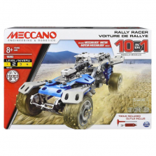 Meccano Model 10-in-1 Rally Racer Building Kit