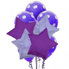 Purple Party Balloon Bouquet
