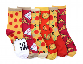 LittleMissMatched Pizza Party Socks Gift Set