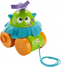 Fisher-Price Walk and Whirl Monster Pop and Spin Pull-Along Toy