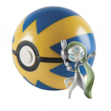 Pokemon 20th Anniversary 2 inch Clip 'n' Carry Poke Ball Action Figure with Poke Ball - Meloetta
