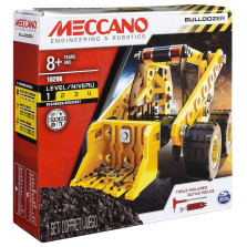 Meccano Wheels and Moving Parts Construction Set - Bulldozer