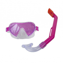 Aqua(R) Mini Shark Swim Mask and Snorkel Combo Set - Pink
