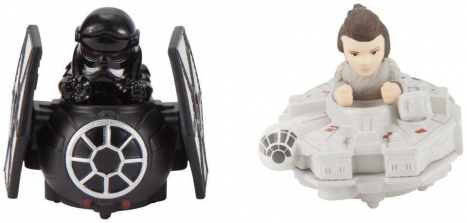 Hot Wheels Star Wars Vehicles - Rey Vs First Order Tie Fighter Pilot