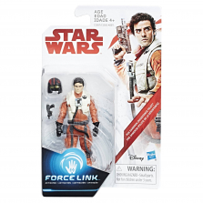 Star Wars Force Link 3.75 inch Action Figure - Poe Dameron (Resistance Pilot)