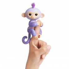 WowWee Fingerlings Glitter Interactive Monkey Baby Toy Kiki