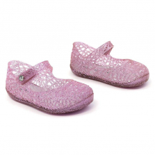 Koala Kids Hard Sole Pink Jelly Mary Jane Shoes