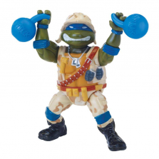 Teenage Mutant Ninja Turtles Retro Action Figures - Military Leonardo