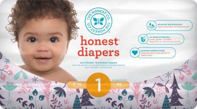 The Honest Company Enchanted Forest Size 1 Disposable Diaper - 44 Count