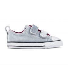 Converse Grey Touch Closure Chuck Taylor Sneakers