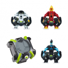 Ben 10 Omni-Launch Battle Figures Role Play Omnitrix - Heatblast, Cannonbolt & XLR8
