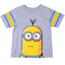 Minions Grey Printed T Shirt - Toddler