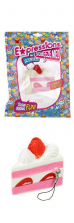 Expressions Squeeze Me! Scented Strawberry Cake Slice Squishy Toy