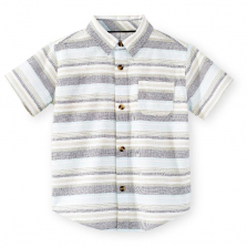 Koala Kids Stripe Print Button Down Shirt - Toddler
