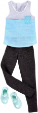 Barbie Ken Fashion Doll Outfit - Tank Top and Black Sweats
