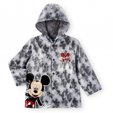 Disney Baby Gray/Black Mickey Camouflage Raincoat