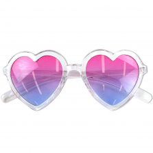 Koala Kids Blue/Pink Heart Sunglasses