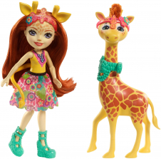 Enchantimals 6-inch Fashion Doll - Gillian with Giraffe