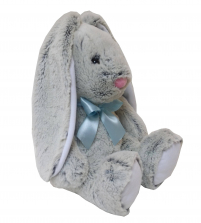 Animal Alley Hop! 20 Inch Long Ear Easter Bunny - Gray