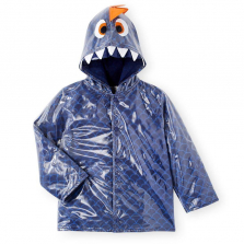 Koala Kids Blue Monster Hooded Raincoat