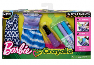 Barbie Crayola Tie Dye Fashions Design Set - Green