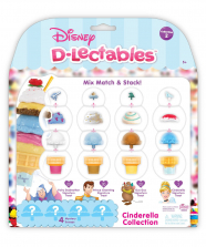 Disney Princess D-Lectables Cinderella Collection Mix, Match and Stack! Blind Pack - 4 Mystery Figures