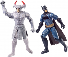 DC Comics Justice League 12 inch Action Figures - Batman vs Steppenwolf