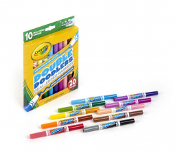 Crayola Double Doodlers Dual-Ended Washable Markers Set