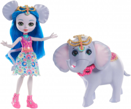 Enchantimals 6-inch Fashion Doll - Ekaterina with Elephant