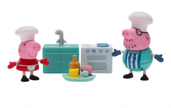 Peppa Pig Cooking with Daddy Pig Playset