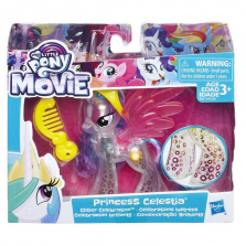 My Little Pony The Movie Glitter Celebration 3-inch Figure - Princess Celestia