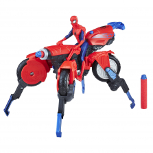 Marvel Spider-Man 3-in-1 Action Figure - Spider Cycle with Spider-Man